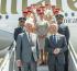 Emirates welcomes Federal Chancellor Olaf Scholz at its latest A380