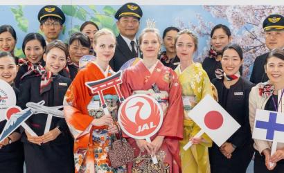 Japan Airlines Celebrates 10 Years at Helsinki Airport with Festivities and Cultural Exchange