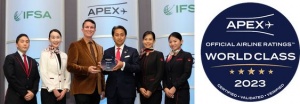 Japan Airlines received the 2023 WORLD CLASS award for the second consecutive year