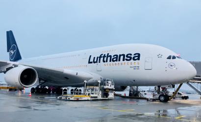 Lufthansa unveils new livery as A380 touches down in Miami