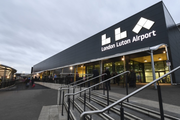 Passenger numbers fall by two thirds at London Luton