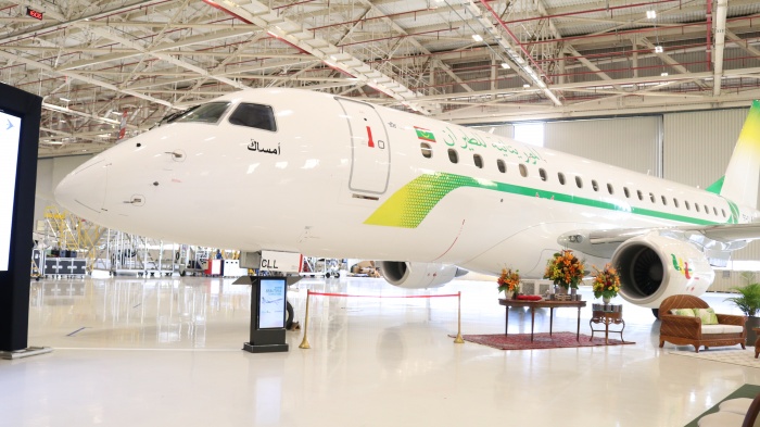 Mauritania Airlines receives first E175 from Embraer