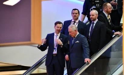 Prince of Wales visits Heathrow to show support for security services
