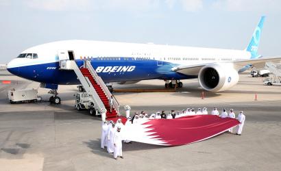 Qatar Airways welcomes first Boeing 777-9 to Doha