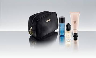 Qatar Airways reveals Armani amenity kits