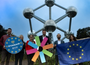 Ryanair and Erasmus Student Network Renew Partnership for 7th Year