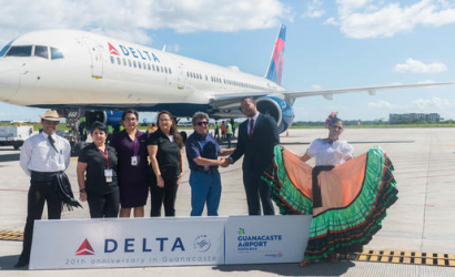 Delta celebrates 20 years of connecting tourists to Guanacaste, Costa Rica’s paradise
