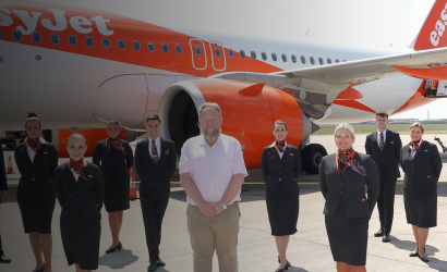 easyJet celebrates arrival of eighth aircraft at Belfast International