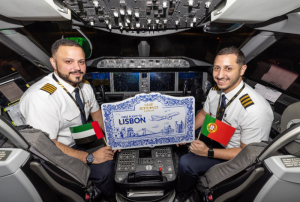 Etihad says Olá to Portugal as inaugural flight lands in Lisbon