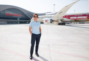 Abu Dhabi welcomes Tom Cruise on first flight into Abu Dhabi International Airport’s new Terminal