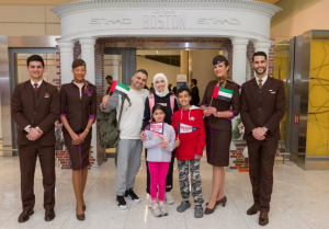 Etihad Airways celebrates inaugural flight to Boston