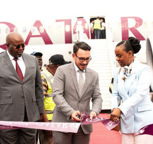 Qatar Airways Touches Down for the First time in Kinshasa, Democratic Republic of the Congo