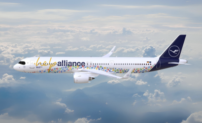 Lufthansa Airbus takes off in fall with special ‘helping hands’ livery