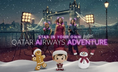 Qatar Airways Takes AI Campaign Festive with Holiday-Themed Scenes and Interactive Giveaway