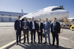 Lufthansa City Airlines takes delivery of its first all-new Airbus A320neo