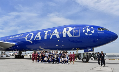 PSG Returns to Paris with Qatar Airways, Airline Dedicates Special UEFA Champions League Livery