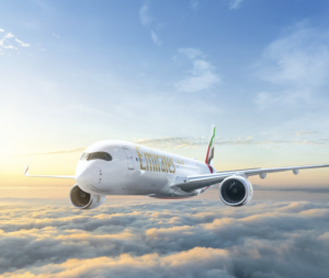 The Emirates A350 begins regular operations to Muscat