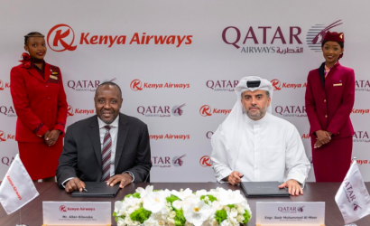 Qatar Airways and Kenya Airways Ink Strategic Partnership