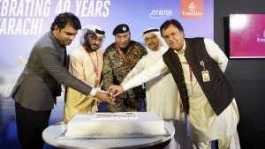Emirates Showcases Retrofitted B777 with Premium Economy to Celebrate 40th Anniversary to Karachi