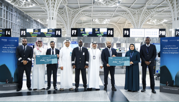 flynas Celebrates Launching Its First Direct Flight Between Madinah and Baghdad