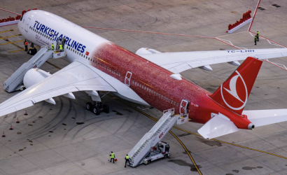 Turkish Airlines Unveils Its 500th Aircraft Featuring a Special Livery of 100,000 Employees
