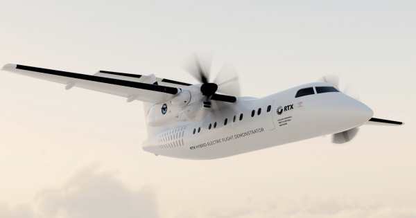 H55 Battery Technology Helps Power Progress of RTX Hybrid-Electric Flight Demonstrator