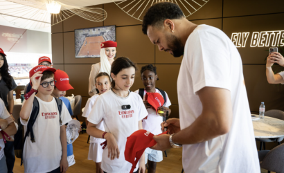 Emirates plays it forward at the Yannick Noah Day at Roland Garros