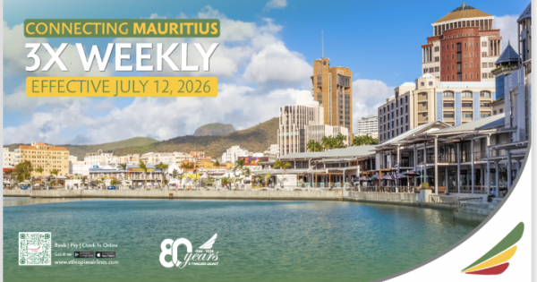 Ethiopian Airlines to Launch Direct Flights to Mauritius, Bo