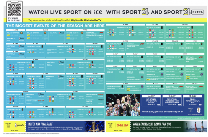 Never miss a match! Emirates screens FIFA World Cup 26™ live on flights via Sport 24