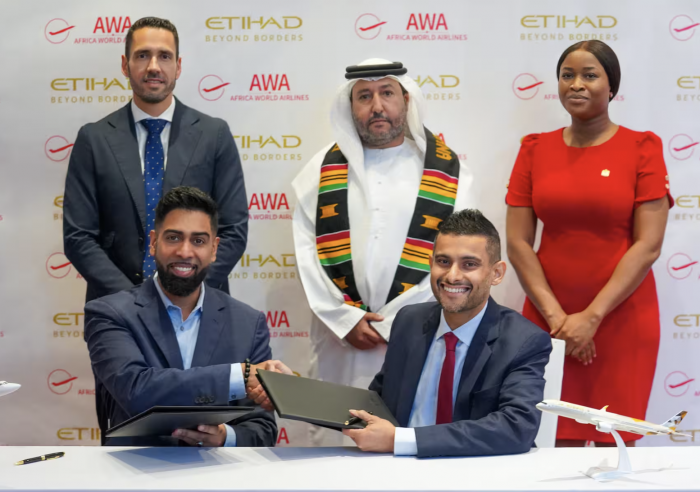 breakingtravelnews.com - Etihad Airways and Africa World Airlines sign strategic partnership agreement