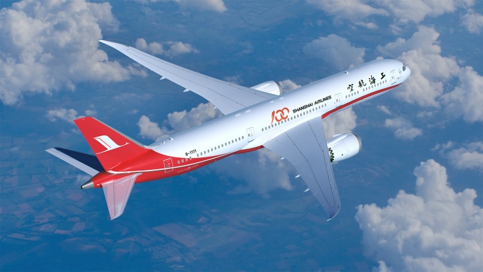 Shanghai Airlines receives first Dreamliner 787-9