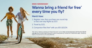 SOUTHWEST AIRLINES’ COVETED COMPANION PASS PROMOTION IS BACK! | News