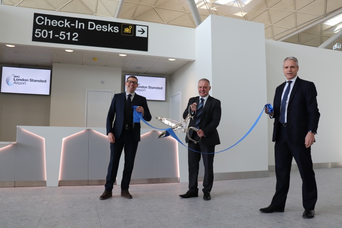 London Stansted Airport welcomes new check-in area as transformation continues