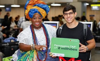 TAP REACHES TWO MILLION PASSENGERS ON PORTUGAL-BRAZIL ROUTES