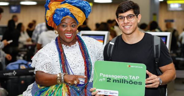 TAP REACHES TWO MILLION PASSENGERS ON PORTUGAL-BRAZIL ROUTES