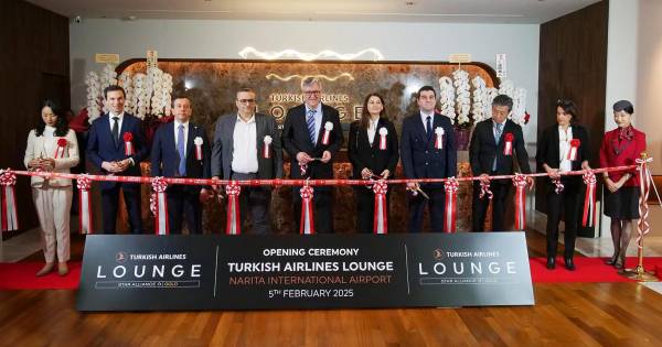 Turkish Airlines Opens Its Largest International Lounge Outside Istanbul at Tokyo Narita Airport