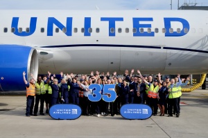 United Airlines Marks 35 Years of Flying from Heathrow