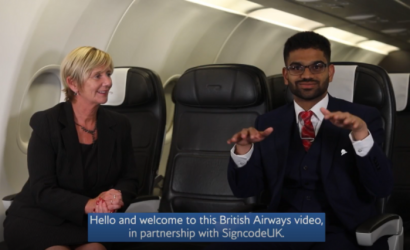 TRAVEL EXPERIENCE FOR DEAF AND HARD-OF-HEARING CUSTOMERS TO IMPROVE WITH NEW BRITISH AIRWAYS PARTNER