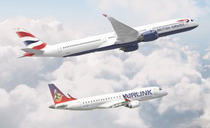 BRITISH AIRWAYS ANNOUNCES CODESHARE PARTNERSHIP WITH SOUTH AFRICAN AIRLINE AIRLINK