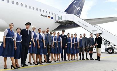 Oktoberfest 2022 - Lufthansa crew with new dirndl