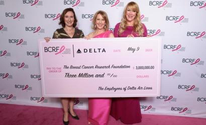 Delta presents record $3M donation to Breast Cancer Research Foundation