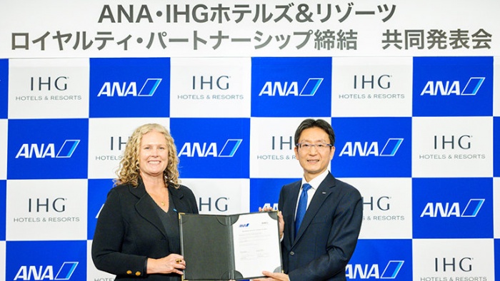 IHG Hotels &amp; Resorts and All Nippon Airways announce milestone loyalty partnership