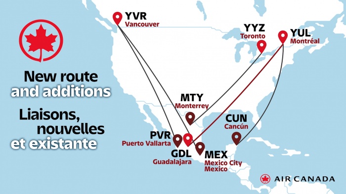 Air Canada Expands its Mexico Presence with New Montréal-Guadalajara Route