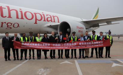 Ethiopian adds Xiamen and Shenzhen to its cargo destinations in China