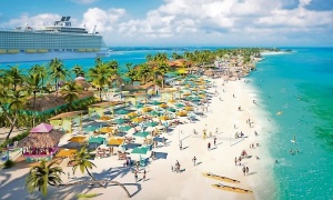 ROYAL CARIBBEAN OUTLINES ENVIRONMENTAL PLANS FOR FIRST ROYAL BEACH CLUB