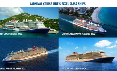 Carnival Corporation Orders Fourth Excel-Class Ship for Carnival Cruise Line