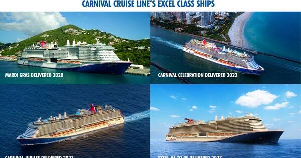 Carnival Corporation Orders Fourth Excel-Class Ship for Carnival Cruise Line Breaking Travel News