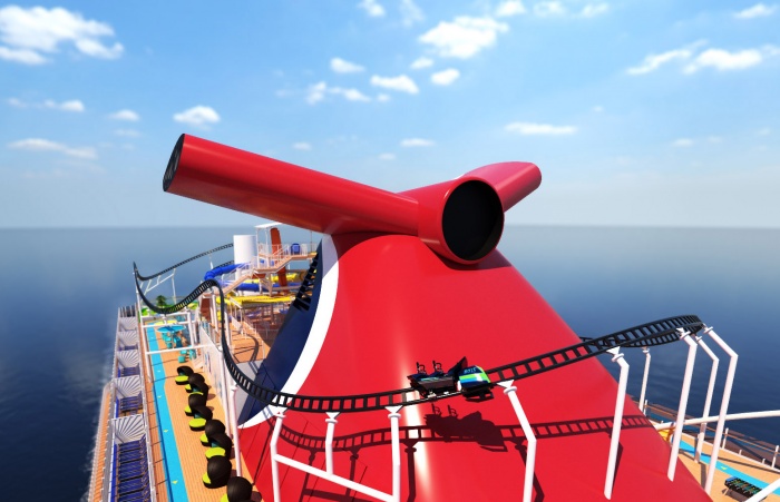 Mardi Gras to feature first ever rollercoaster at sea