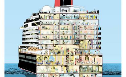 Incredible 1920s-style Queen Anne cutaway unveiled as Cunard marks 183rd birthday