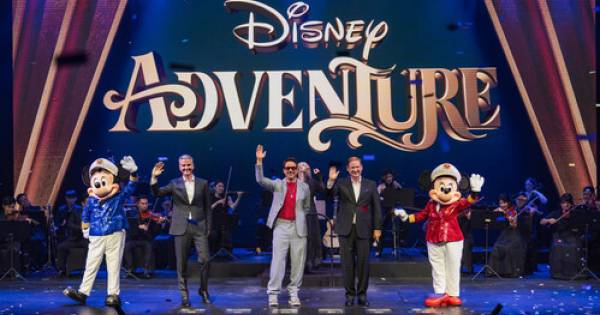 Disney Cruise Line Christens Disney Adventure with Star-Studded, Music-Filled Celebration